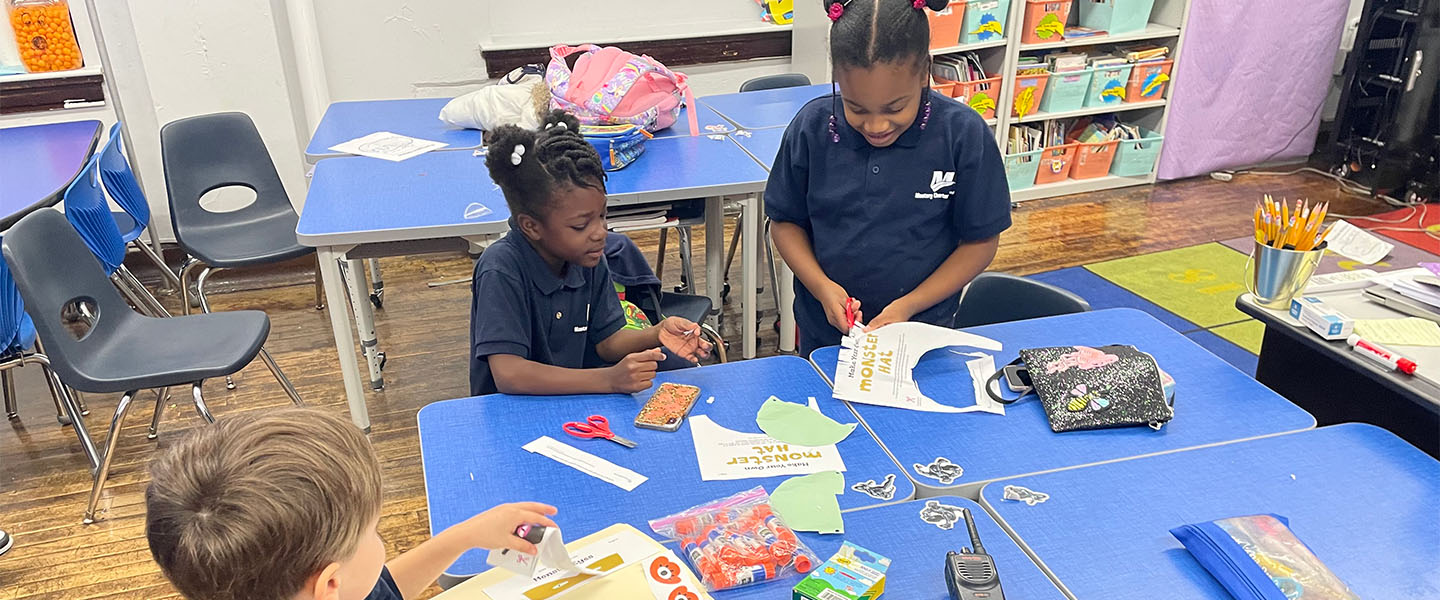 Students in classroom