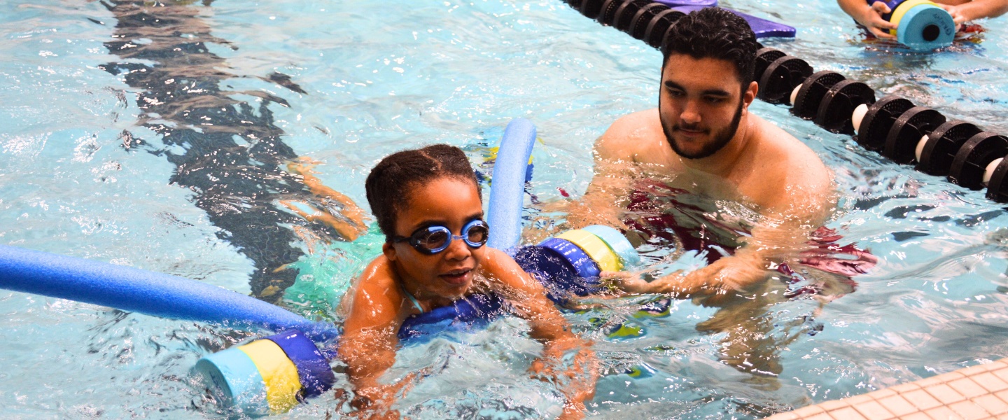 girl swimming